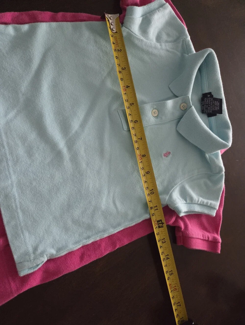 Ralph Lauren Kids Polo Shirts in Hot Pink and Light Blue - Set of 2